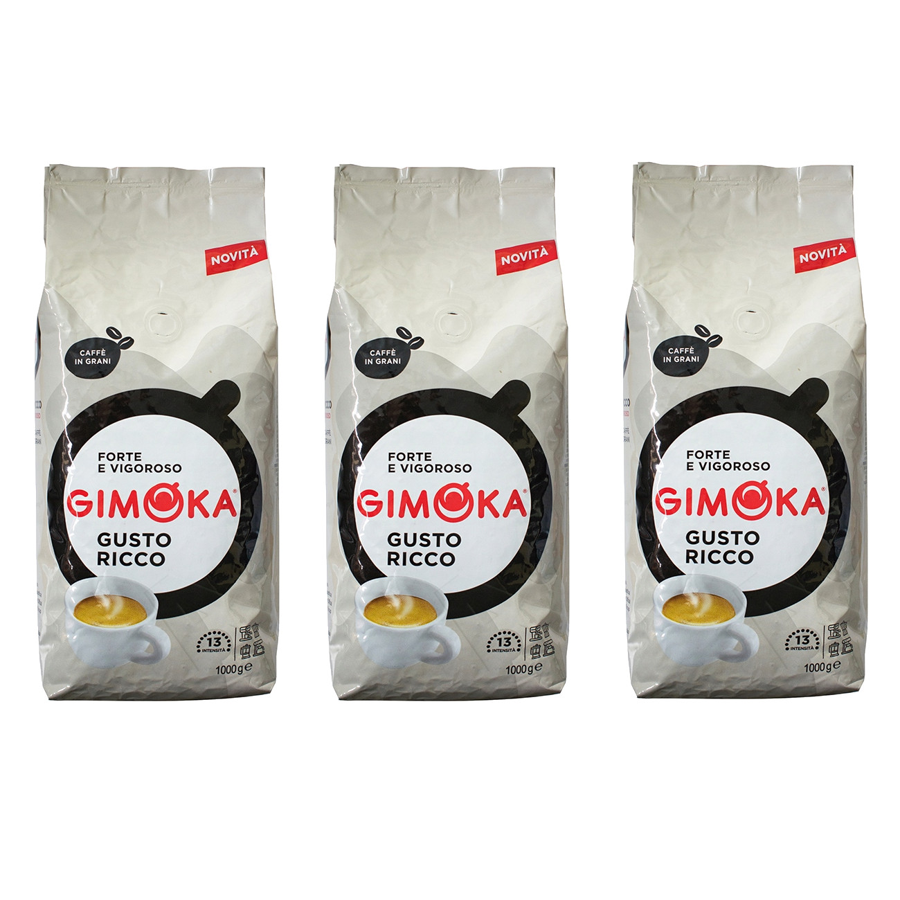 3x Kawa ziarnista GIMOKA L'Espresso All'Italiana 1 kg