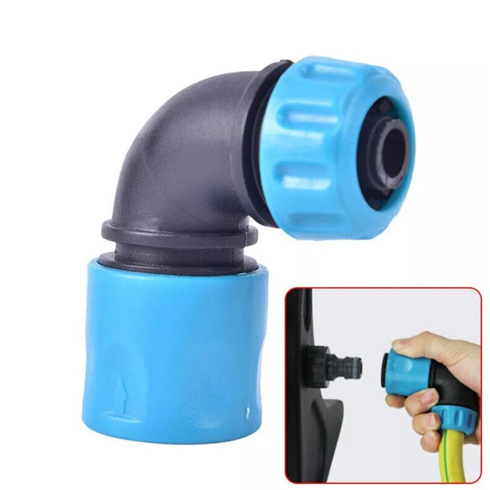 Conector de Água para Jardim em ABS de 1/2 Polegada, Adaptador de Conexão Rápida para Mangueira de Irrigação