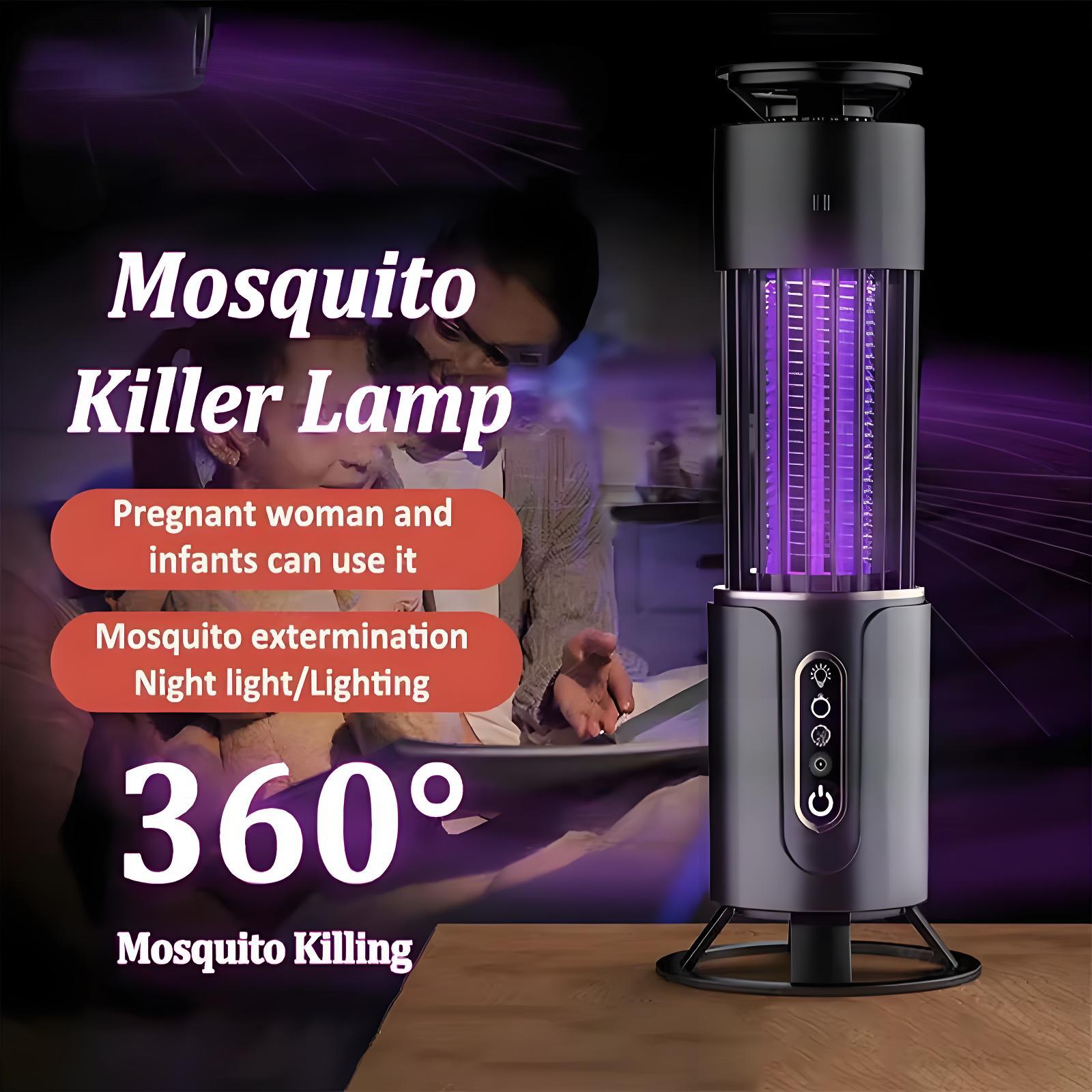 Lámpara antimosquitos, trampa para moscas y insectos, linterna de Camping con sincronización USB, matamoscas eléctrico, repelente de insectos para exteriores