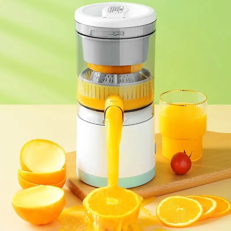 Ju479 exprimidor eléctrico portátil recargable por USB, taza espiral bidireccional, exprimidor de frutas multifuncional para el hogar