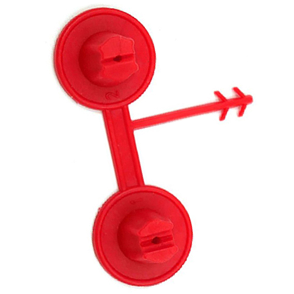 Bicos de espuma de spray de poliuretano reutilizáveis, pontas para isolamento de teto e parede, ferramentas manuais, fácil fixação, limpo, vermelho 5.5x2cm