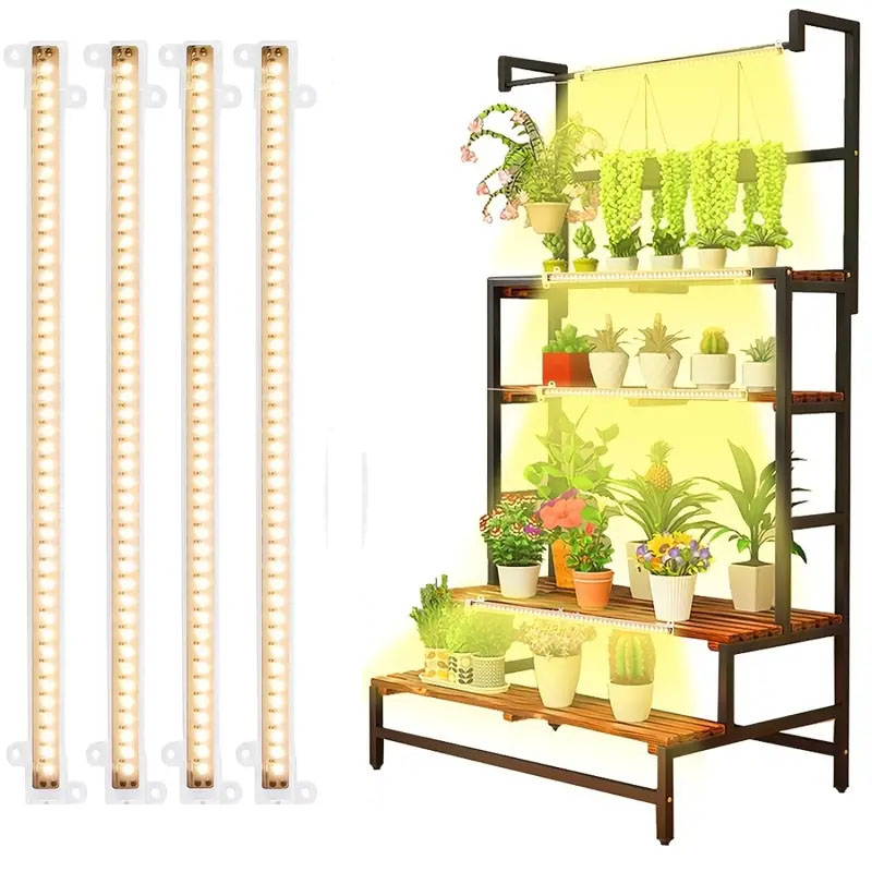 1/2/3/4 LED 成長ライトストリップ屋内植物用 USB フルスペクトル植物ランプ調光可能なタイマー苗野菜植物成長ライト