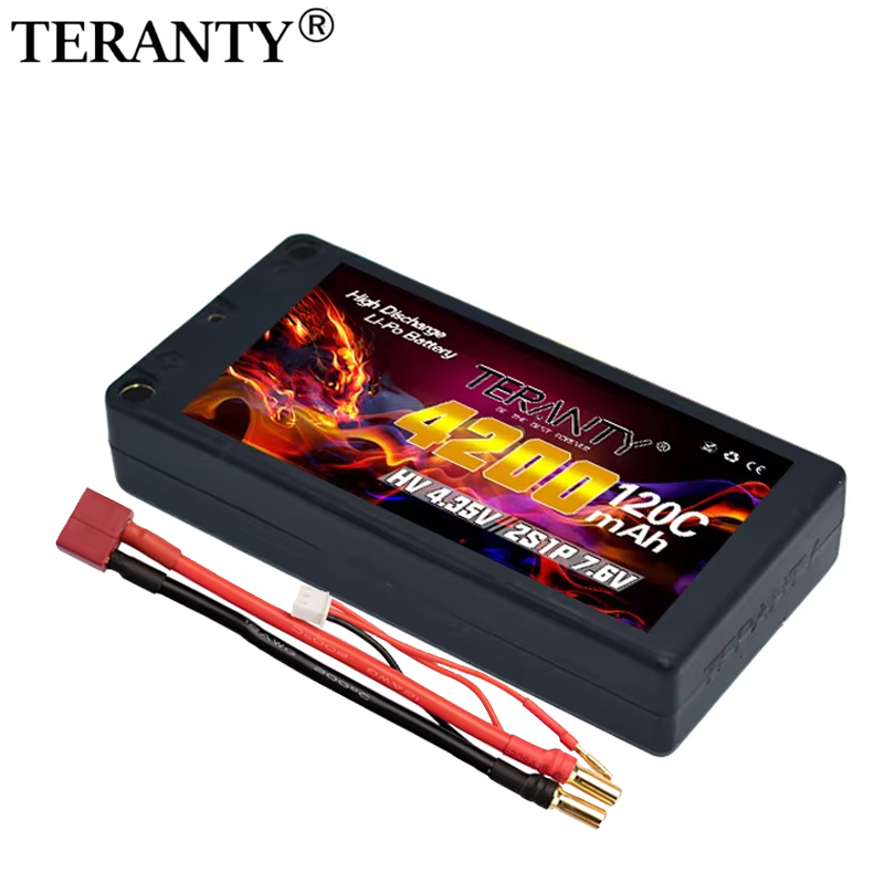 Оригинальный TERANTY 2S 7,6 В 4200 мАч 120C/240C Drift Big Foot с дистанционным управлением гоночная модель автомобиля танк игрушечный жесткий корпус Lipo батарея