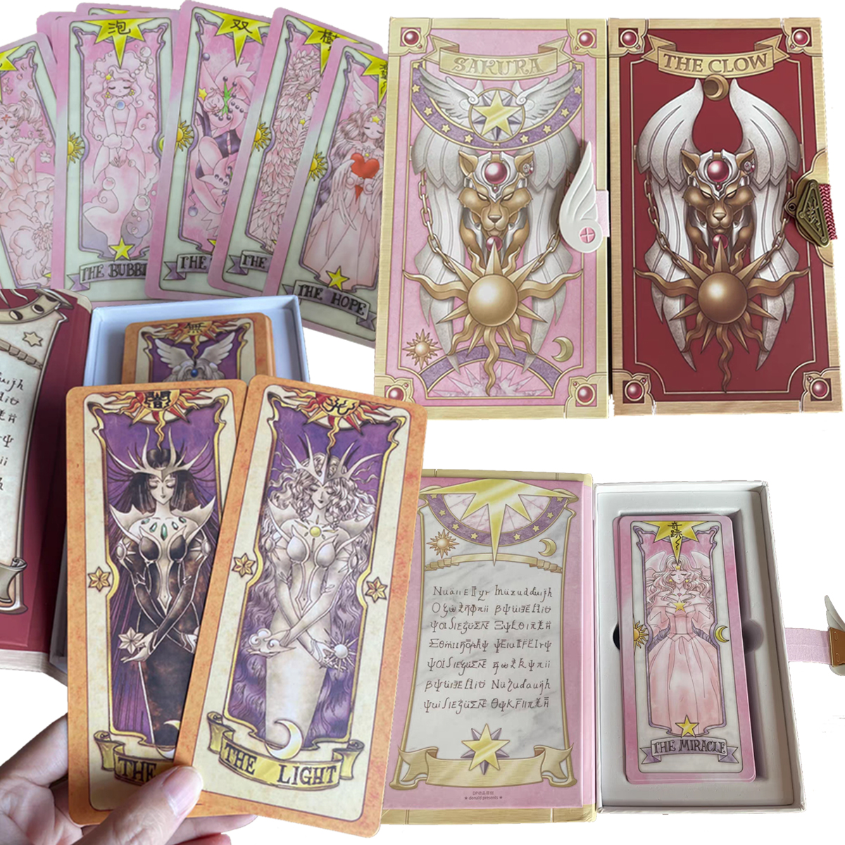 2023 Card Captor Sakura 1 комплект карты Sakura Новая фигурка Captor Clow Карты Косплей Deluxe Edition Аниме Опора Подарочная игрушка Taort