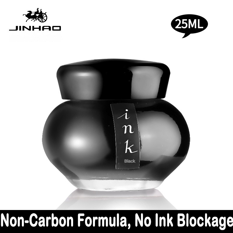 JINHAO 100/50/25 ml Non-carbon Vulpen Inktcartridge Refill Glas Gebotteld Inkt Vulpen briefpapier Kantoor Schoolbenodigdheden