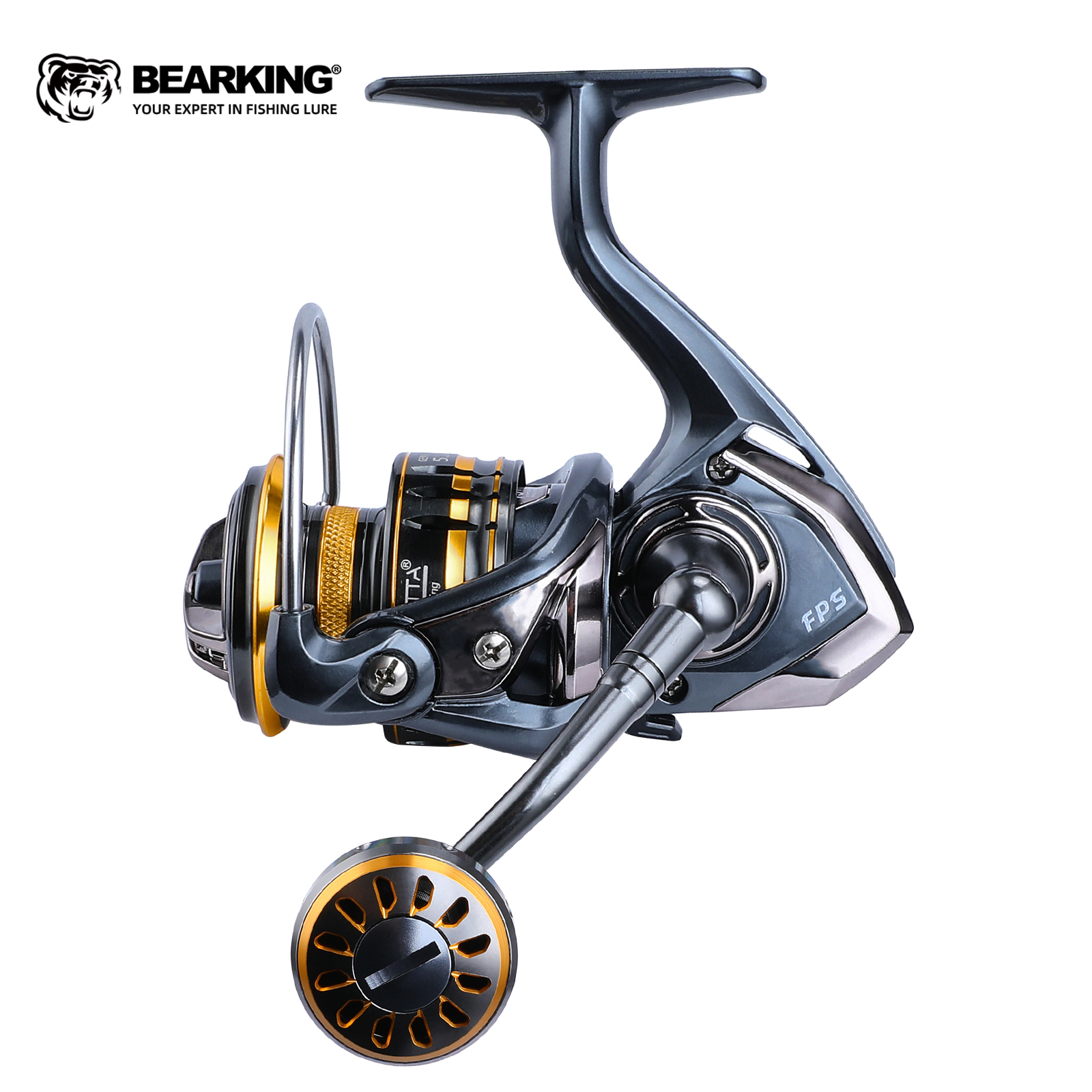 BEARKING marca Nuovo arrivo Mulinello da pesca in acqua salata Spinning 1000-6000 9 + 1BB 5.2:1 Max Drag 12KG Mulinelli impermeabili