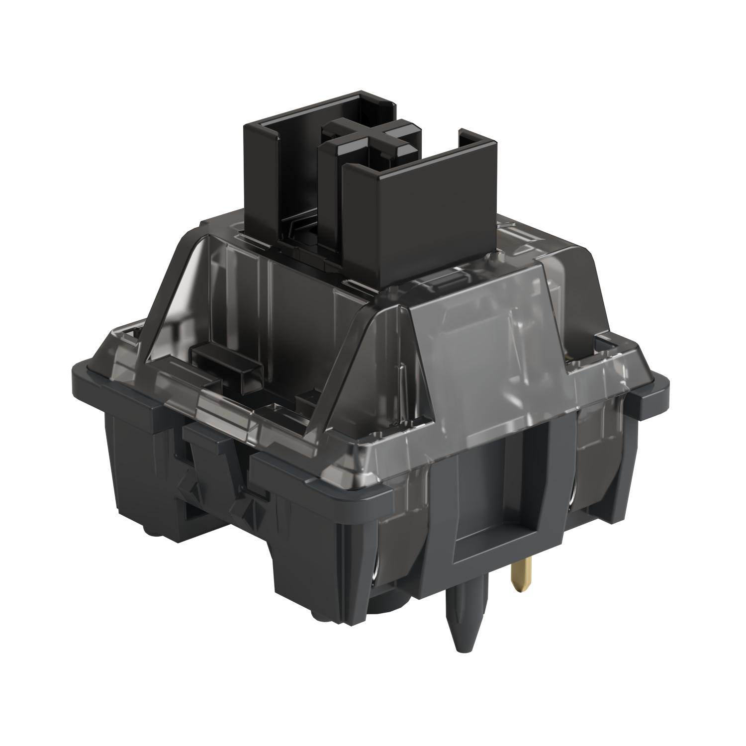 Przełączniki Akko V3 pro Cream Black 5-контактный линейный переключатель 55gf с пылезащитным стержнем, совместимый с механической клавиатурой MX (45 шт.)