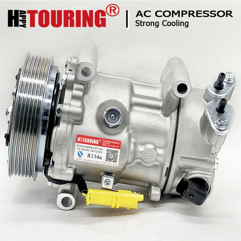 Compresseur de climatisation SD6C12 pour PEUGEOT 208 2008 Citroën C3 DS3 Berlingo 96786560 9659875780 6453QK 9678656080 6453QJ 6453WL 96519109