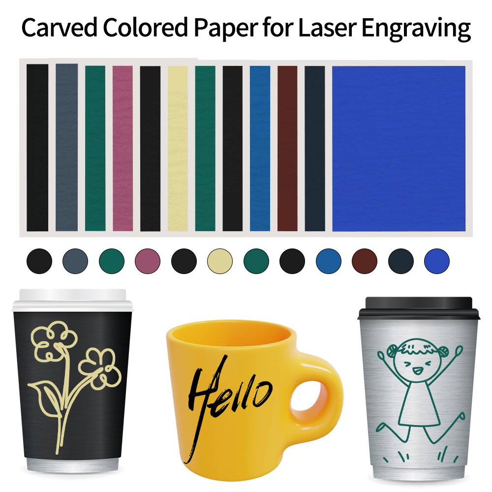 1PCS Gravur Markierung Papier für Laser Graveur und Schneiden Maschine für Keramik Glas Keramik Fliesen Metall Laser Gravur Werkzeuge