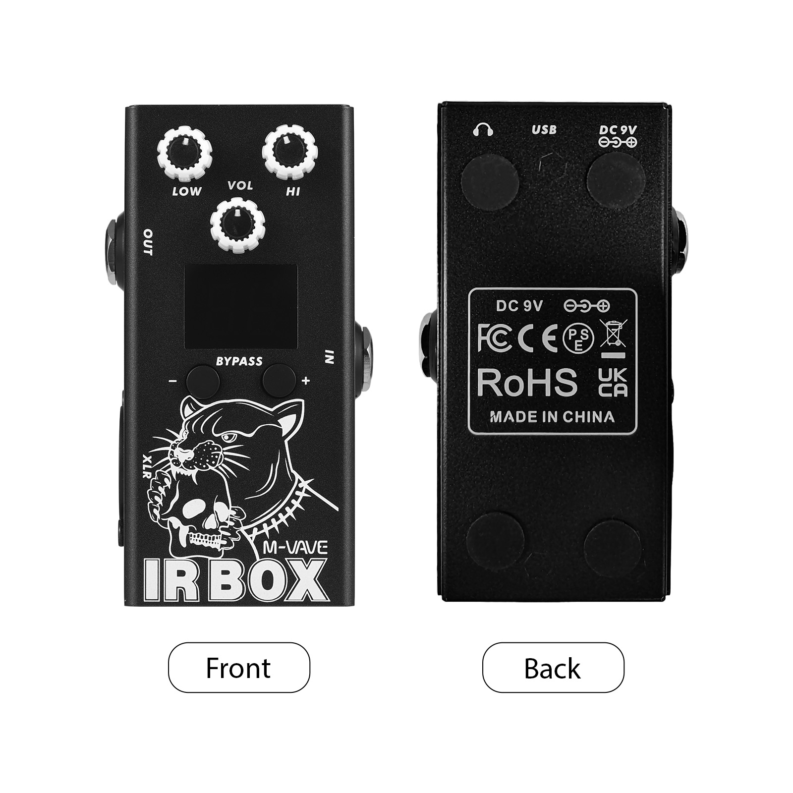M-VAVE gitarre ir box effekt pedal mit ir cab impuls antwort schränke lautsprecher simulator xlr ausgang port 6,35mm ausgang/eingang