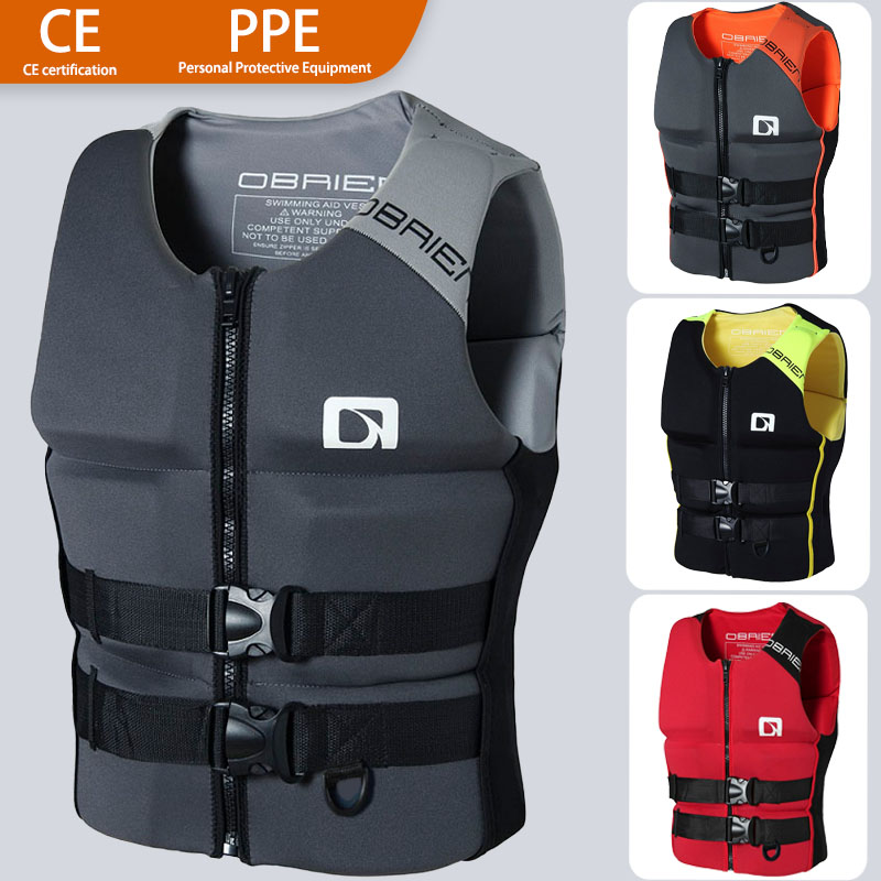 Ударный жилет Wakesurf Comp Vest CE одобренный неопреновый спасательный жилет Wake Surfing, но отлично подходит для всех других водных видов спорта
