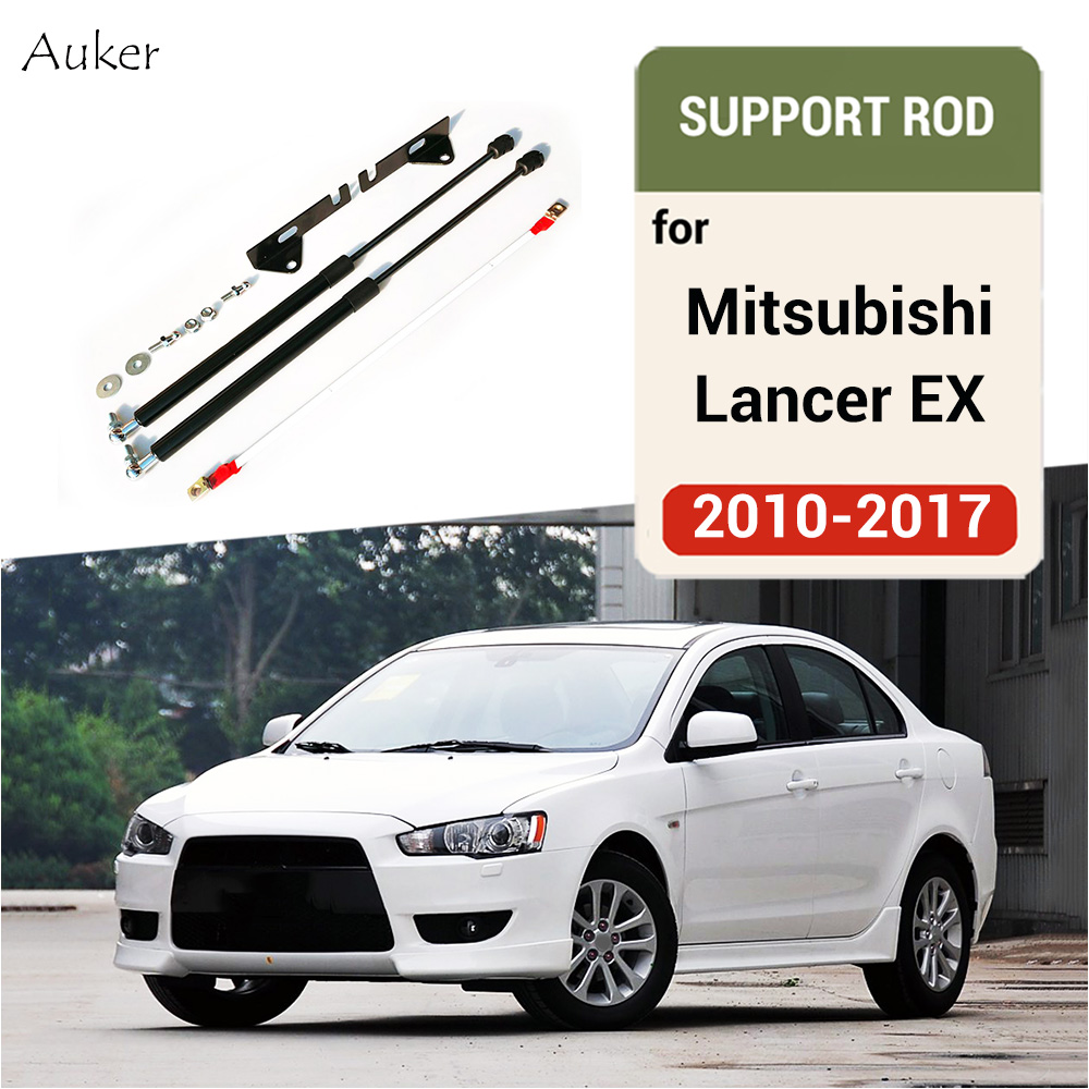 รถ-จัดแต่งทรงผม Refit Hood Bonnet Gas Shock Lift Strut บาร์สนับสนุน Rod อุปกรณ์เสริมสําหรับ Mitsubishi Lancer EX 2010-2016