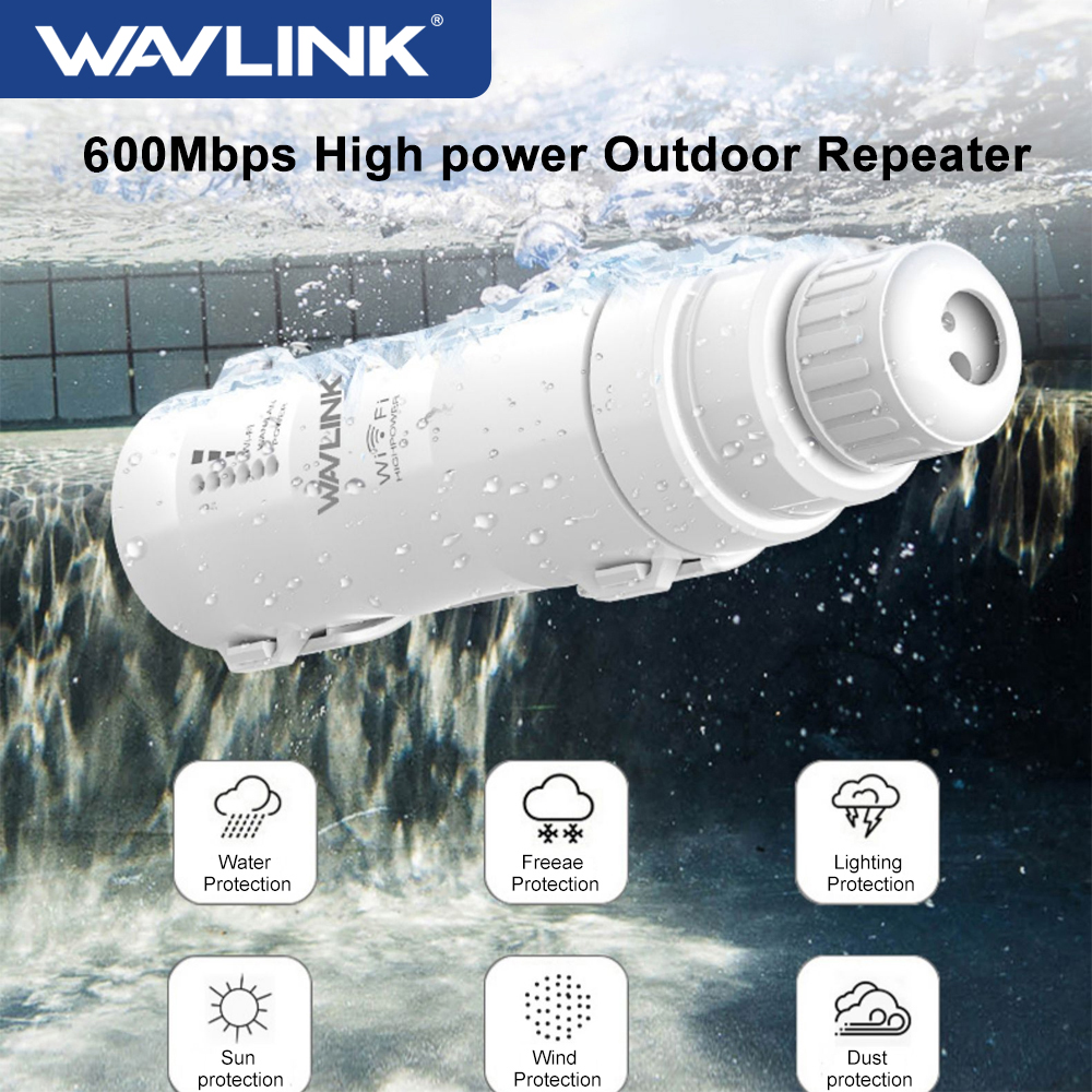 Wavlink-屋外ワイヤレスwifiルーター,ルーター,アクセスポイント,cpe,デュアルdand 2.4/5ghz,2x7dBiアンテナpoe