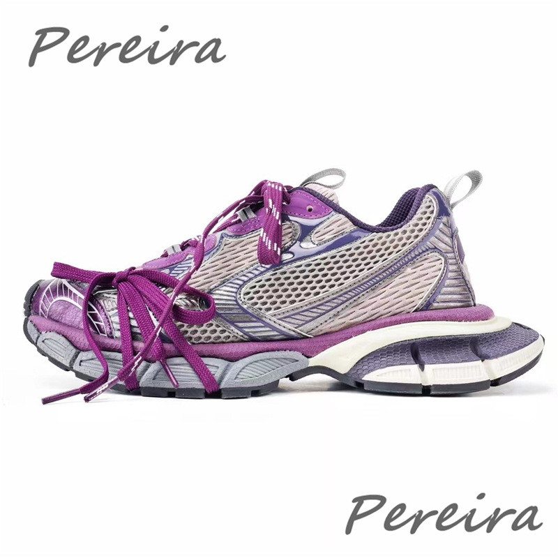 Verão novos homens plataforma tênis roxo sola grossa rendas casal sapatos casuais moda malha respirável ao ar livre tênis de corrida