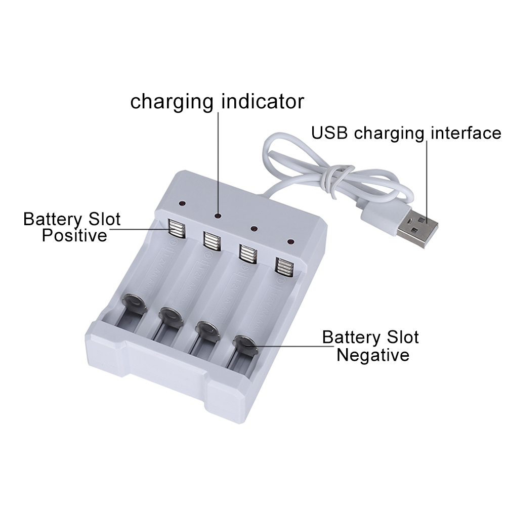 Ładowarka USB 18650 AAA i AA 4 gniazda AC 110 V 220 V podwójna do ładowania 18650 ładowarka akumulatorów litowych wielokrotnego ładowania