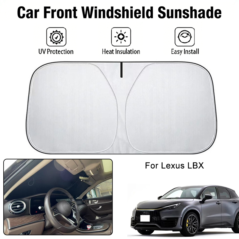 Auto Voorruit Zonnescherm Cover Voor Lexus LBX UV Blok Warmte-isolatie Auto Interieur Zonbescherming Accessoires