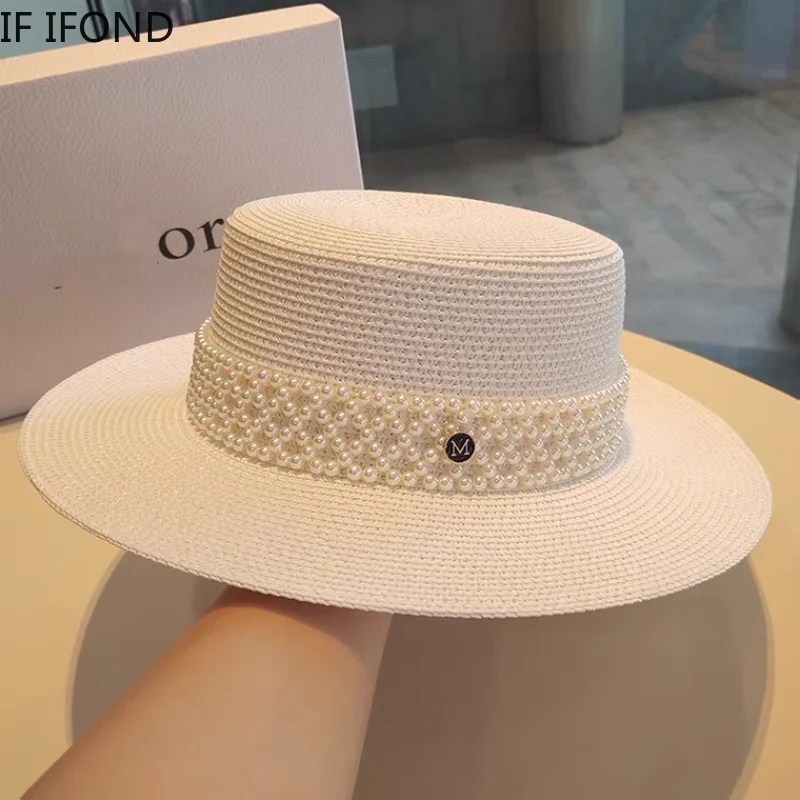 Nouveau élégant femmes été chapeau de paille mode Derby plage soleil chapeaux vacances Panama chapeaux Chapeu Feminino