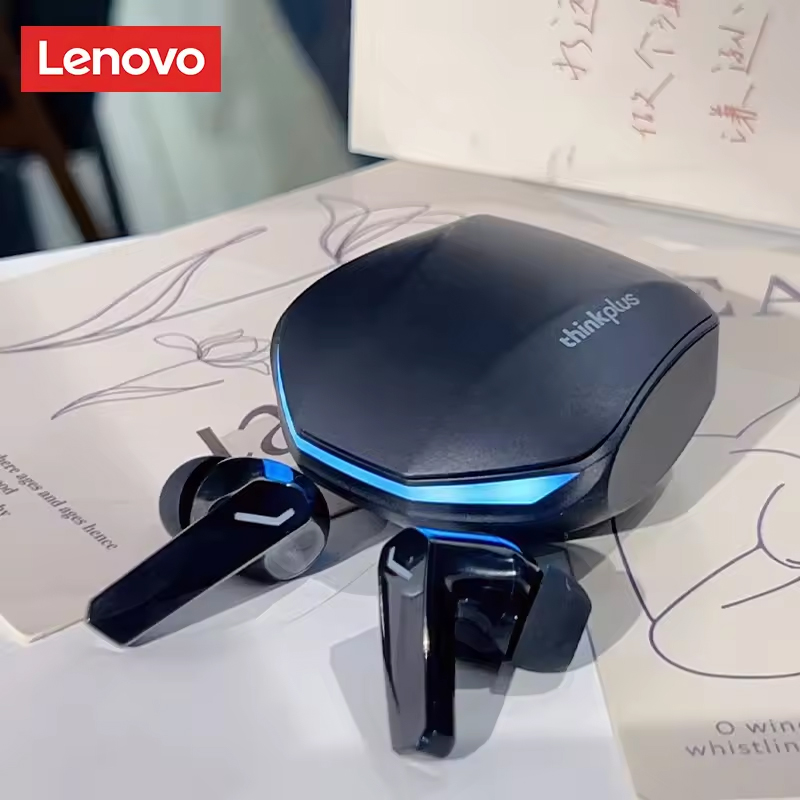 Auriculares Inalámbricos Lenovo GM2 Pro Bluetooth 5.3 para Juegos, Baja Latencia, Modo Dual, Auriculares Deportivos Intrauditivos con Micrófono, Regalos