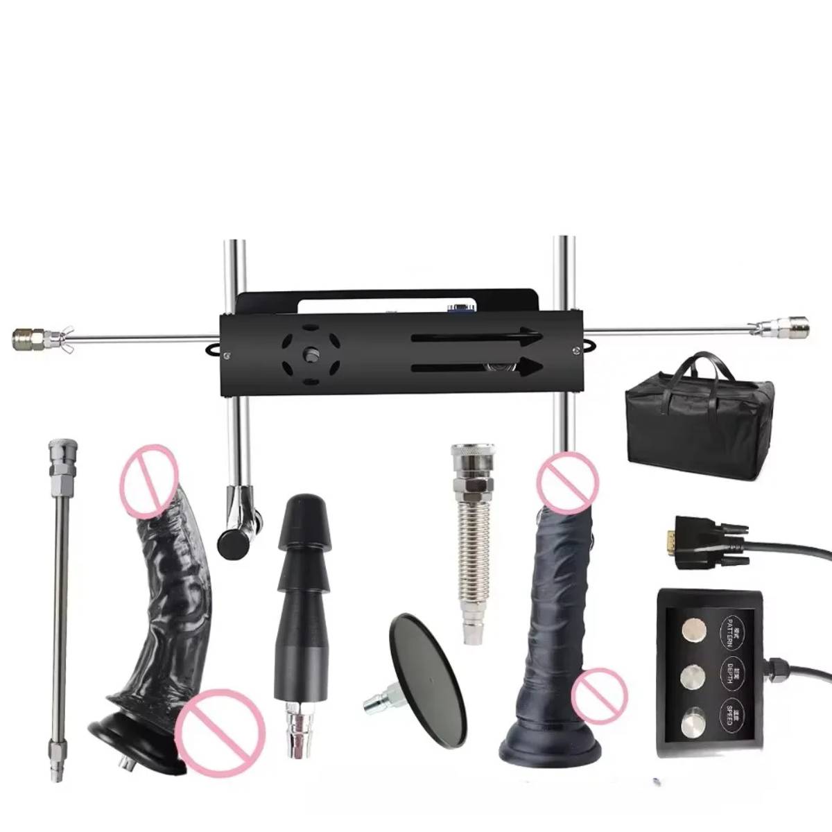 Kabellose APP-gesteuerte 200W Sexmaschine mit erstaunlichen Funktionen, leistungsstark, in allen Winkeln verstellbar, kein Rücklauf, 200W Motor, Hub 15 cm