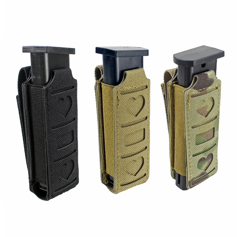 Bolsa tática multi-ferramenta, revista única Molle, bolsa elástica pistola, cinto de cintura, coldre lanterna, porta-ferramentas, 9mm