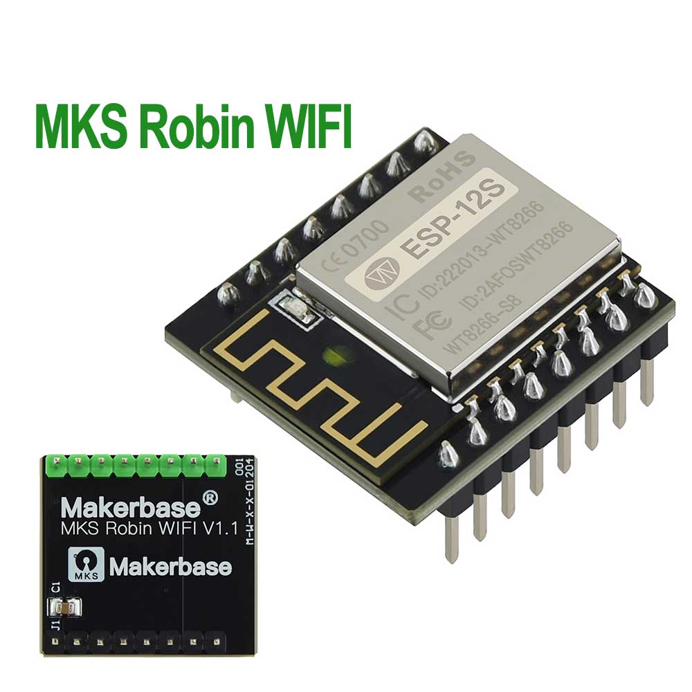 Módulo WIFI MKS Robin WIFI V1.1 enrutador inalámbrico ESP8266 aplicación remota Control para MKS Robin Nano placa base piezas de impresora 3D