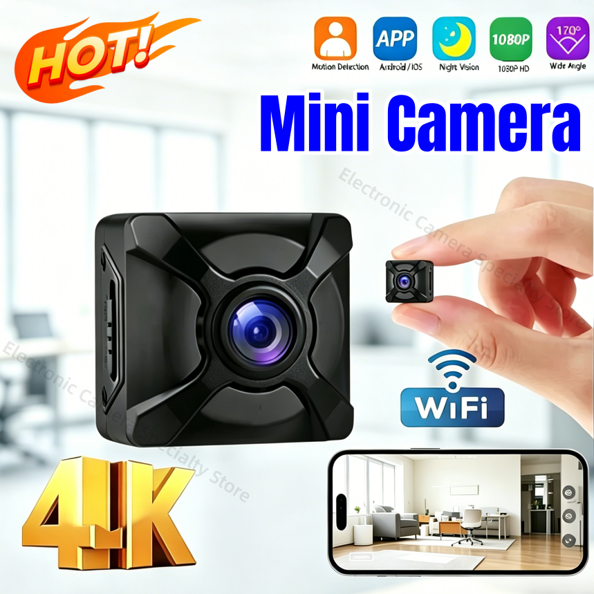 Новая мини-камера X5 1080P с Wi-Fi, беспроводной удаленной подачей видео, перезаряжаемая, с датчиком движения, портативная видеокамера для домашней безопасности