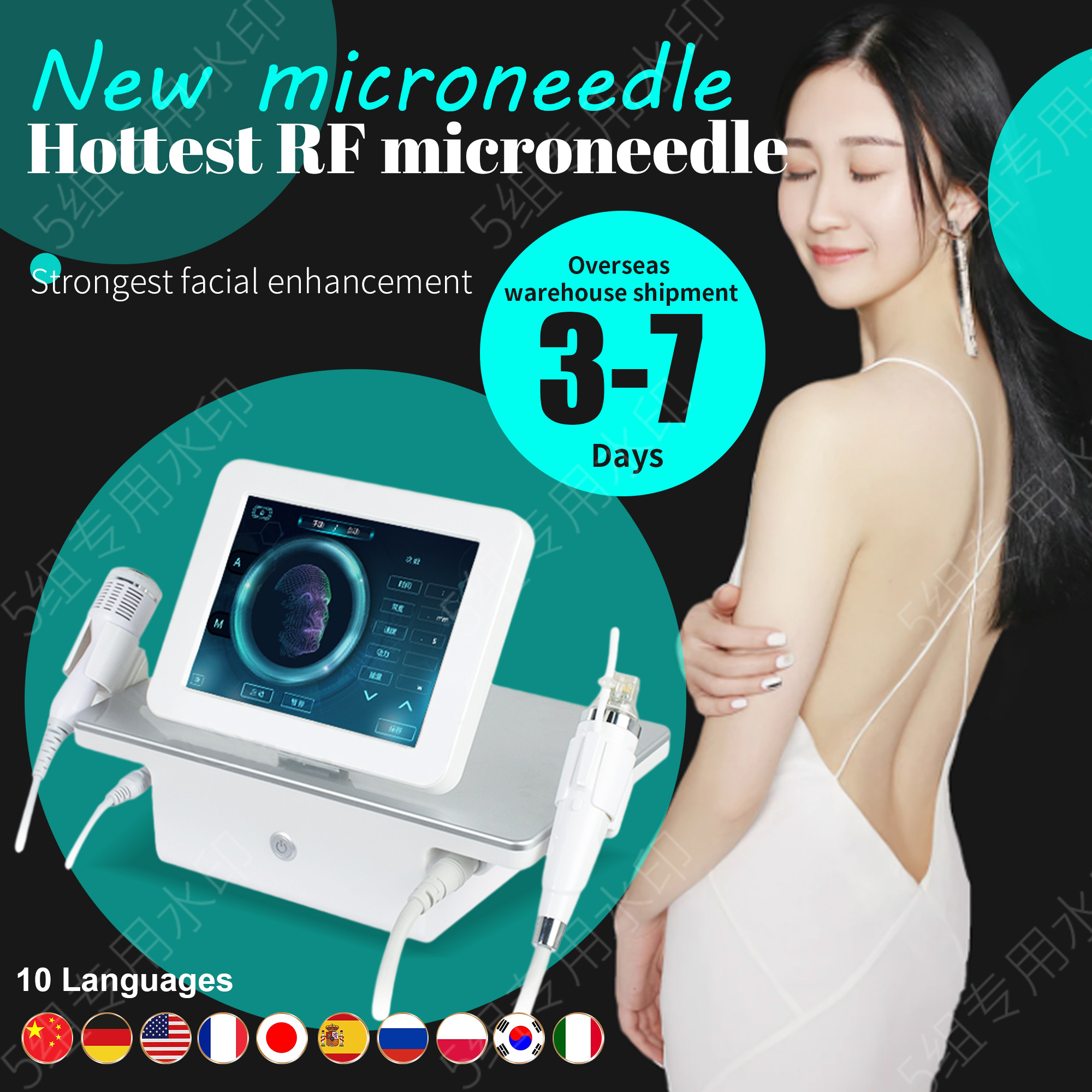 2025 Nowa maszyna do liftingu twarzy rf rfmicroneedling maszyna igła morpheus 8 usuwanie rozstępów