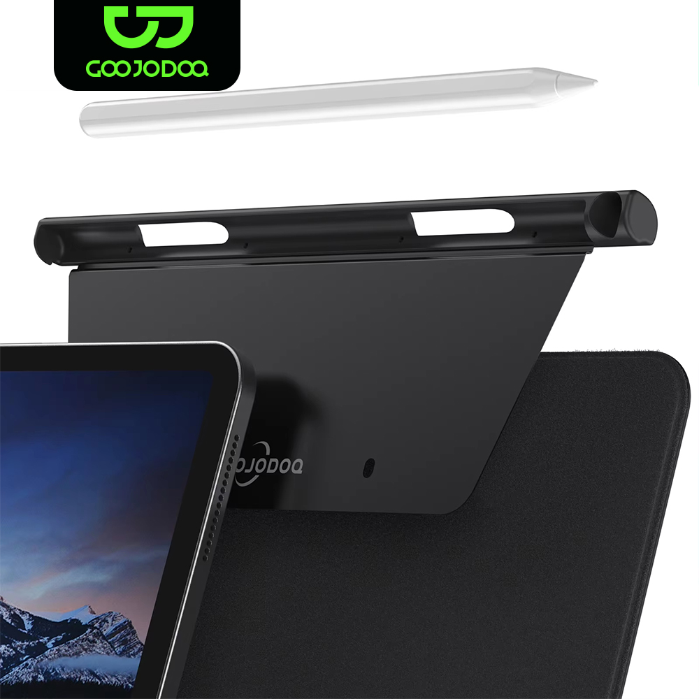 Folio de teclado mágico inteligente para Apple y GOOJODOQ, teclado mágico, Folio inteligente magnético para Apple Pencil 1, 2 soportes