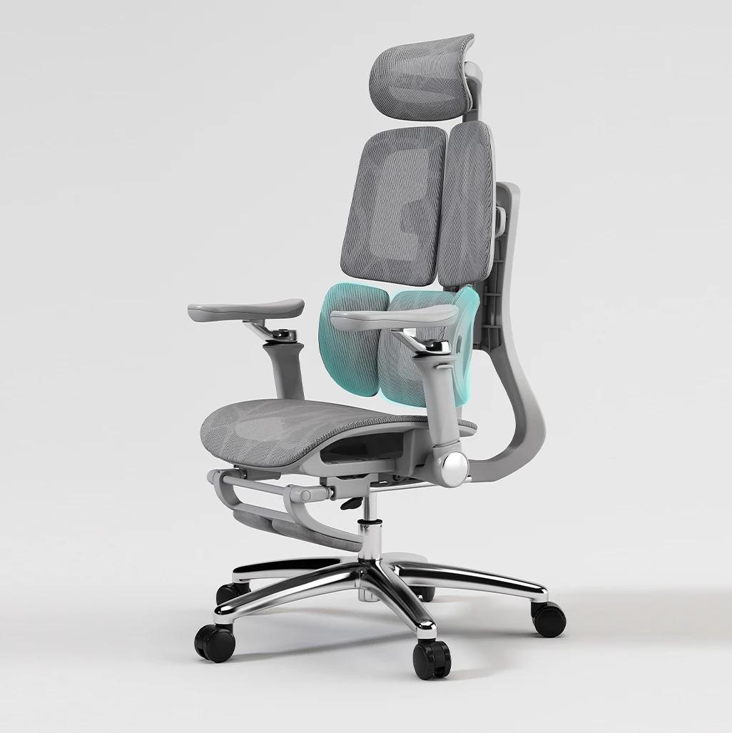 Cadeira de escritório ergonômica com suporte lombar, cadeira de jogos para esportes domésticos, cadeira de computador doméstico