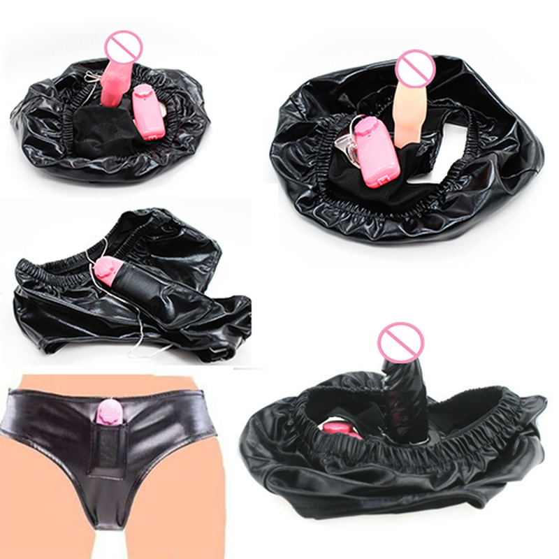 Frauen Sexy WET LOOK BRIEFS Keuschheit Gürtel MIT STECKER DESSOUS Keuschheit Gürtel Tanga G String Dessous Sex Spielzeug für Frau männer Homosexuell