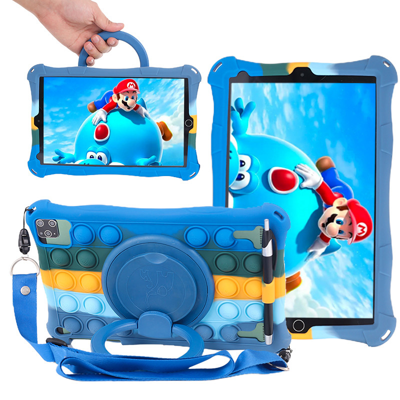 Funda para 10.1 "capa universal de silicone para tablet 10 10.1 polegadas android tablet pc capa à prova de choque 25*16cm/9.84x6.3 polegadas