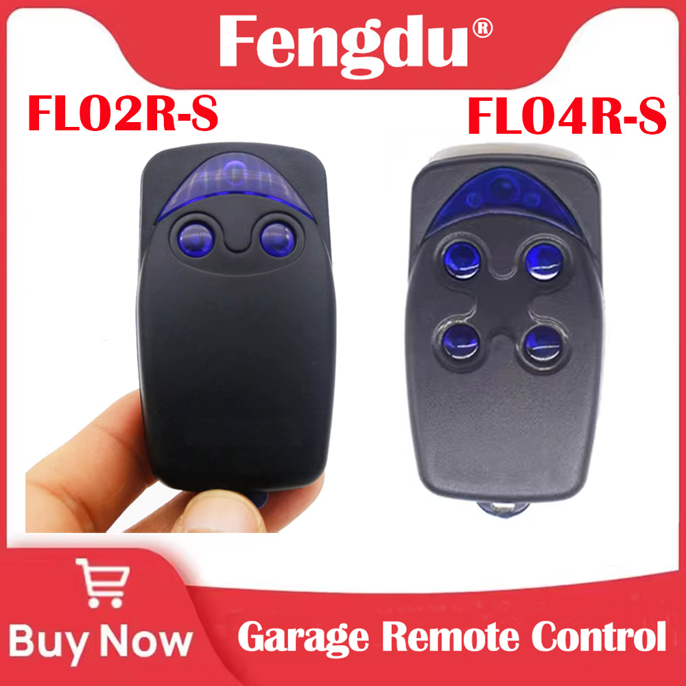433.92MHz 롤링 코드 전기 차고 원격 제어 FLORS FLO2RS FLO4RS FLO2REFLO4RE 차고 문 오프너