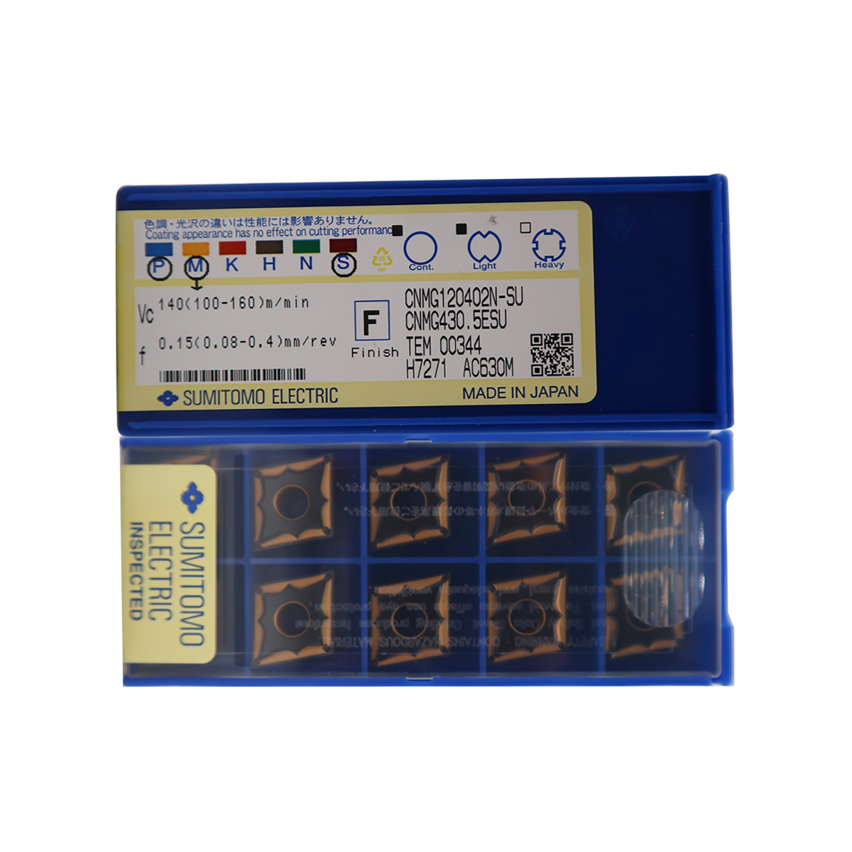 SUMITOMO 100% Original CNMG CNMG190612N CNMG120412N CNMG120408N CNMG120404N CNMG160616N Medium Roughing Carbide Turning Inserts