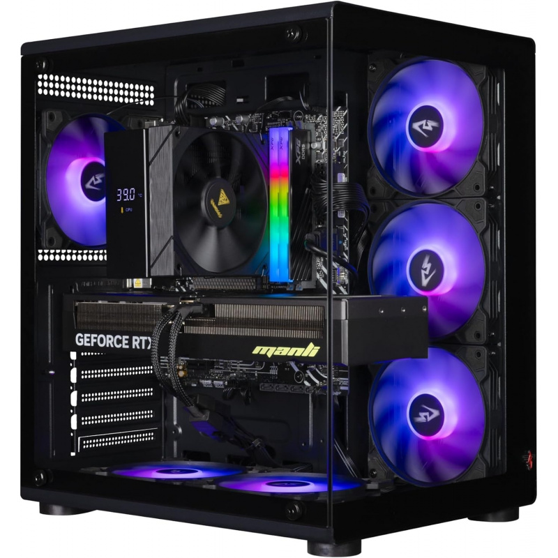 ชุดเกมมิ่ง – TTX-ECO BLACK - RTX 5060 | |   i5-14400F | |   H610 + WiFi-บลูทูธ | |   32GB DDR5 | |   1TB M.2