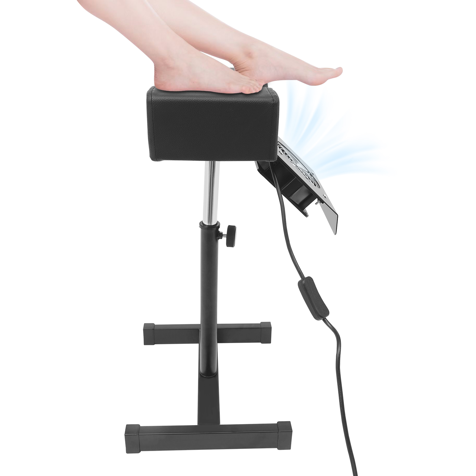 YIYIBYUS Pedicure Kruk Nagelbank Manicure Stoel Schoonheidssalon Spa Lift Kruk Voetsteun W/Reinigingsventilator