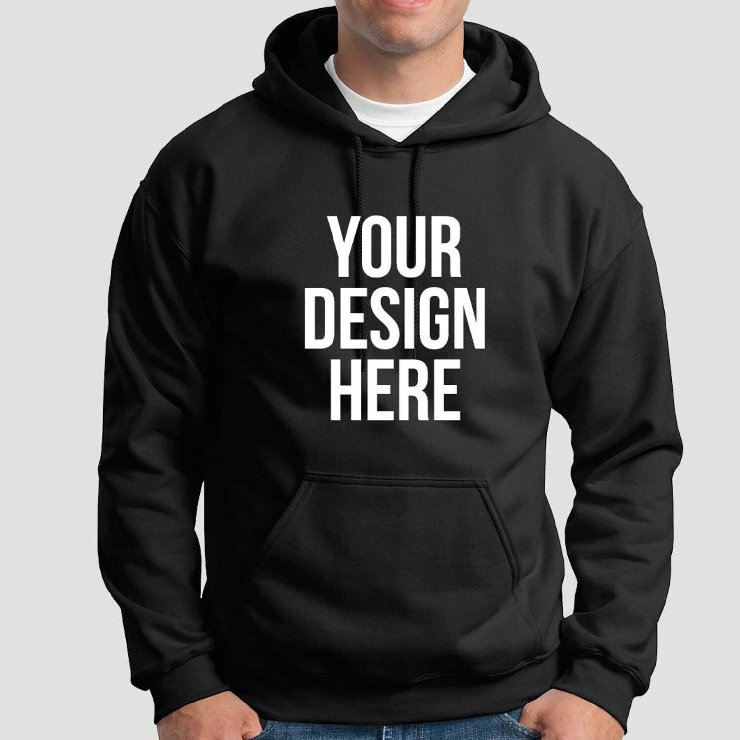 Sudadera Personalizada con Estampado Personalizado, Agrega Tus Propios Textos e Imágenes, Sudadera con Capucha para Mujer y Hombre, Sudadera de Manga Larga para Primavera