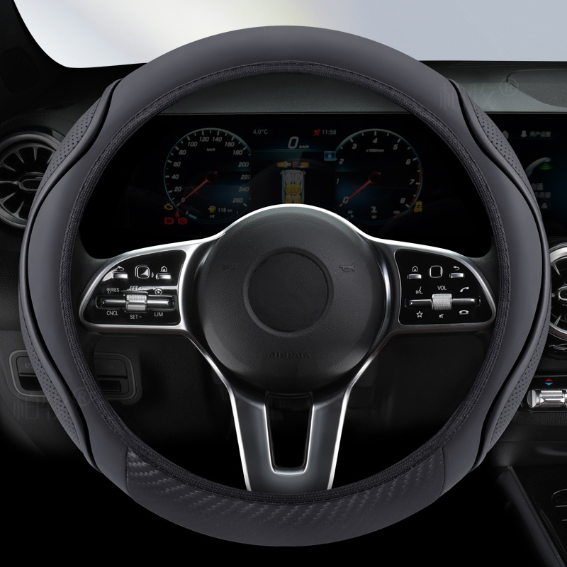 Housse de volant en cuir PU pour Renault Megane Clio Captur Duster Volvo Xc90 Xc60 S60 S90 Dacia Duster Accessoires de voiture
