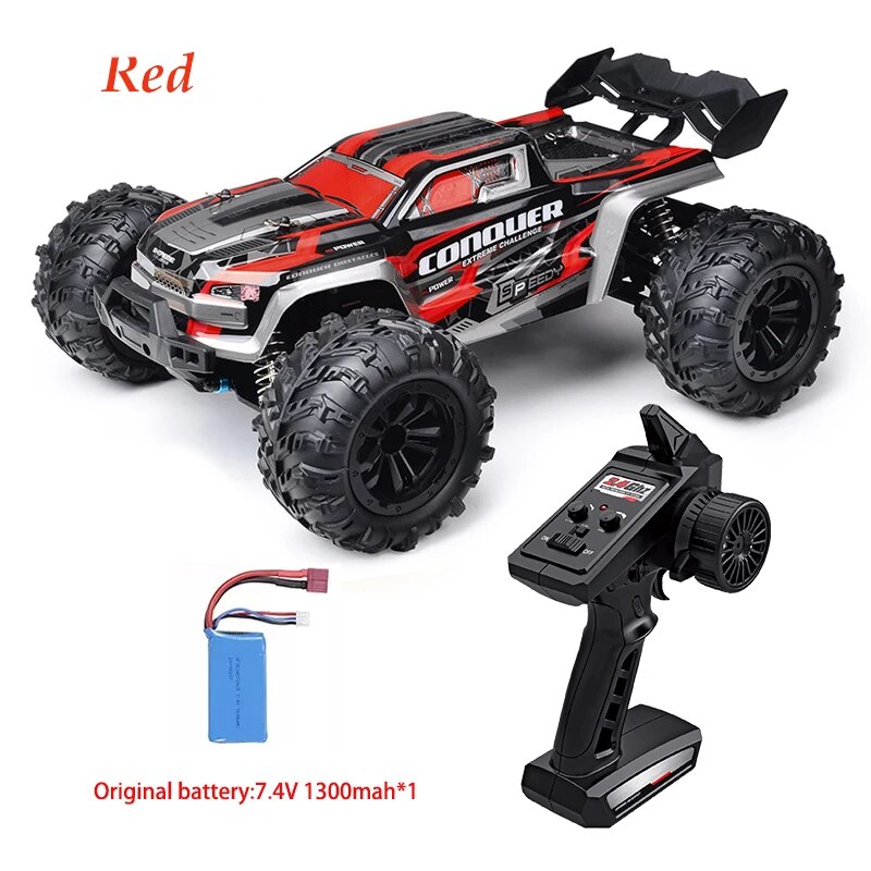 16102 voitures RC 2.4G 390 Moter course à grande vitesse avec LED 4WD dérive télécommande tout-terrain 4x4 camion jouets pour adultes et enfants