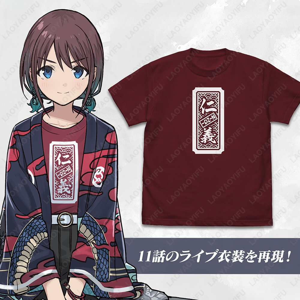 ISERI NINA TOGENASHI TOGEARI Mulher Camisetas Gráficas Japonês Harajuku Hip-hop Anime Bidimensional Camiseta de Algodão Tops Tee