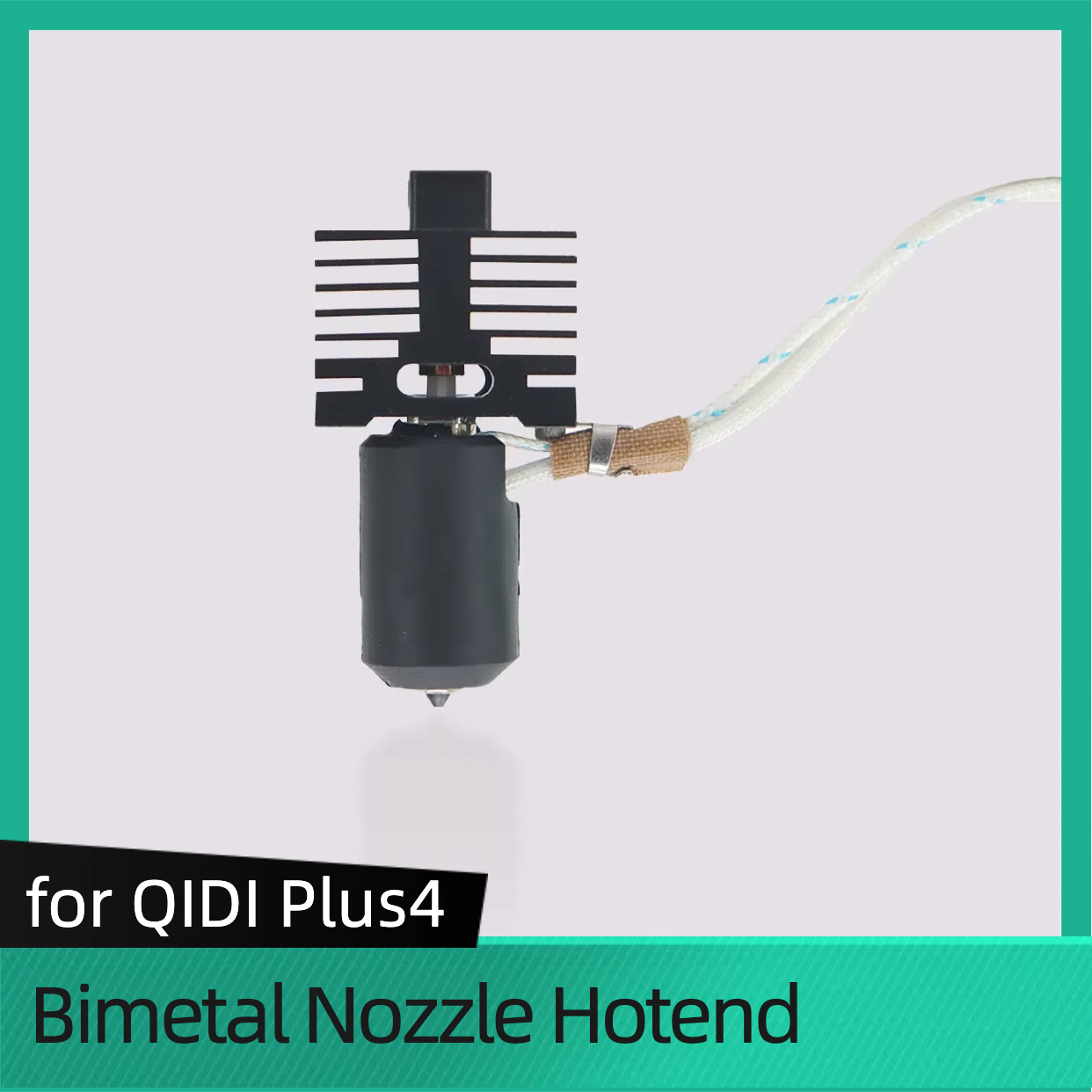 Für QiDi Plus 4 Bimetalldüse Hotend 0,4 mm Düse für QIDI Tech Plus 4 3D-Drucker