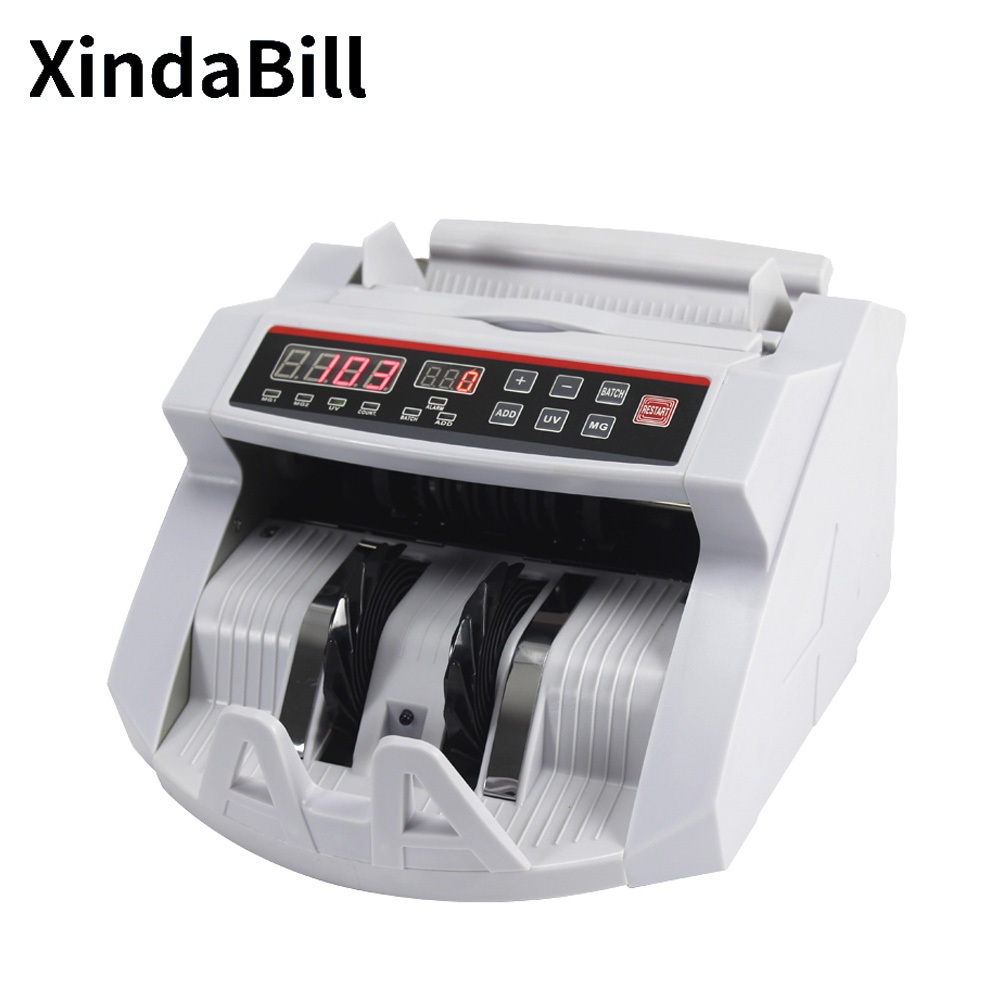 Cheap Cash Banknotes Money Counter For Paper & Polymer Currencies With UV/Mg Function Bill Counting Machine