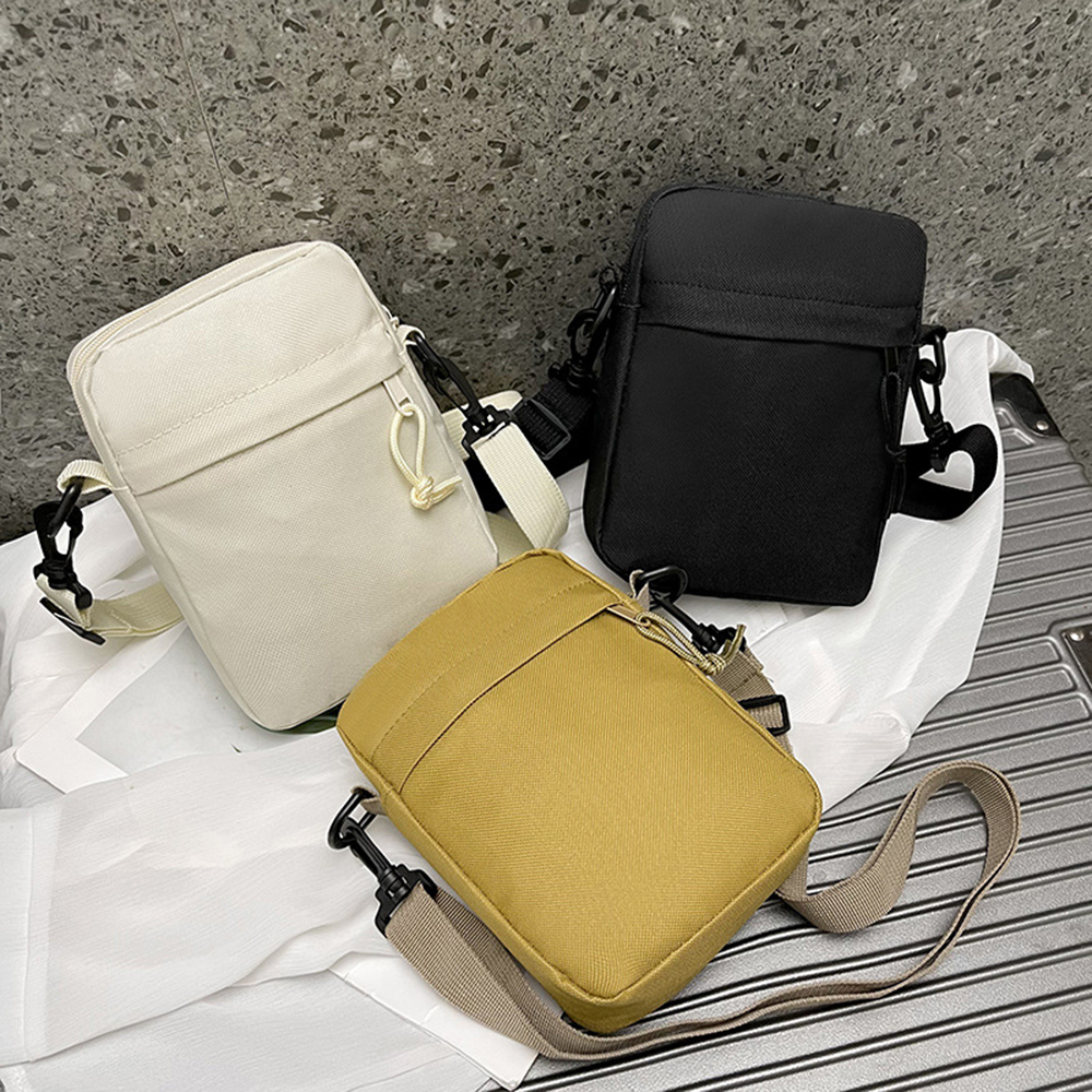 Minimalistische funktionale Brusttasche für Herren, lässig, kleiner Reißverschluss, Umhängetasche, einfache kleine Umhängetasche, Umhängetasche, Herrentasche