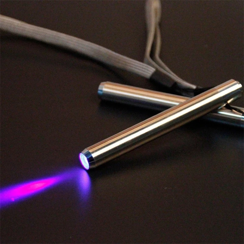 UV LED 懐中電灯 395nm 365nm 紫外線ライトミニフラッシュライト UV ランテルポータブル LED ランプ現金医療製品検出器