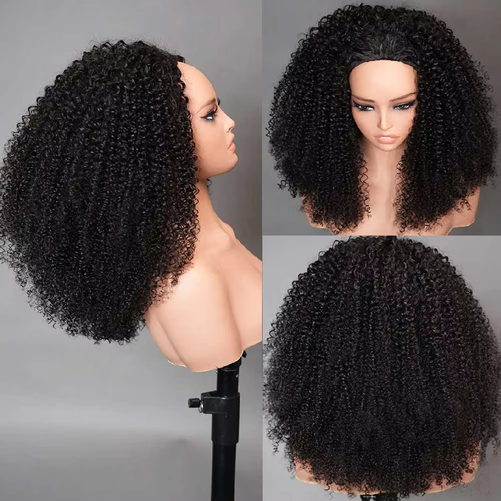 Parrucca Smilegirl Mezza Parrucca in Capelli Umani, Densità 250%, 3 in 1, 30 Pollici, Ondulata Profonda, Senza Cuciture, Pronta da Indossare, Senza Colla, con Cordoncino