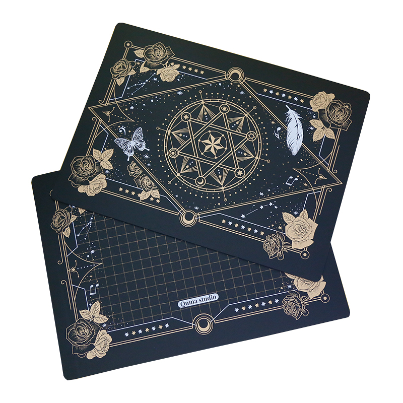 Tapete de corte de matriz mágica negra, 1 unidad, 30x22cm, A4, tapete para manualidades autocurativo, tarjeta artesanal, tela, cuero, herramienta de corte de papel, almohadilla de escritura