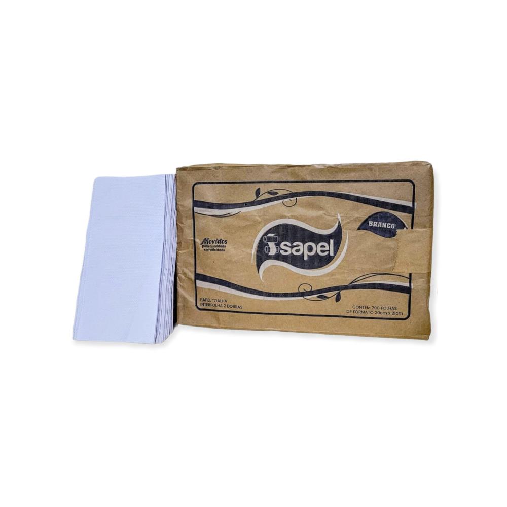 ผ้าขนหนู2D interleaf สีขาว20X21ซม.-700ใบ-isapel