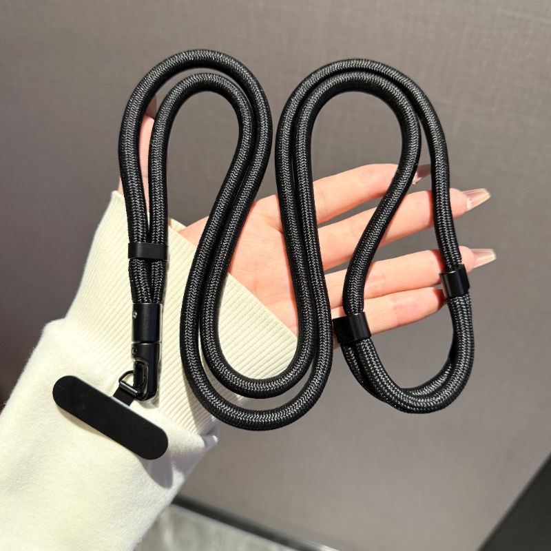 調節可能な携帯電話ストラップ、クロスボディフォンストラップ、ネックロープ、iPhone携帯電話用パッチ付き吊り下げコードストラップ