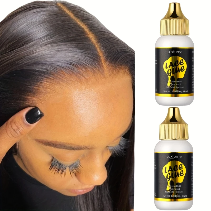 38ml Klej w żelu do peruk, mocny, szybkoschnący klej do włosów, wodoodporny klej do peruk unisex, do akcesoriów do włosów
