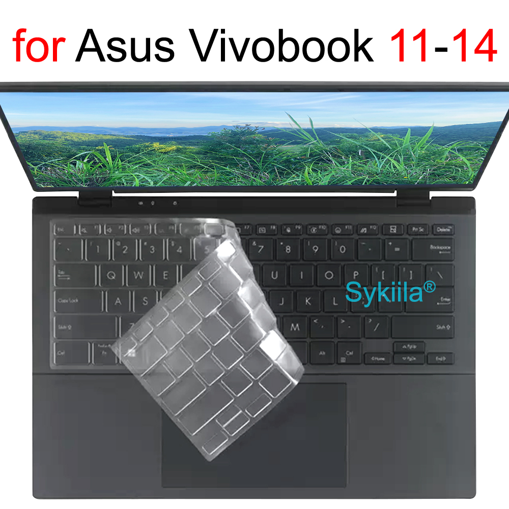 Penutup Keyboard untuk ASUS Vivobook 14 S14 OLED Pro 14X GO S Flip S3407 M3407 X3407 M5406 S5406 13 Casing Kulit Pelindung Silikon