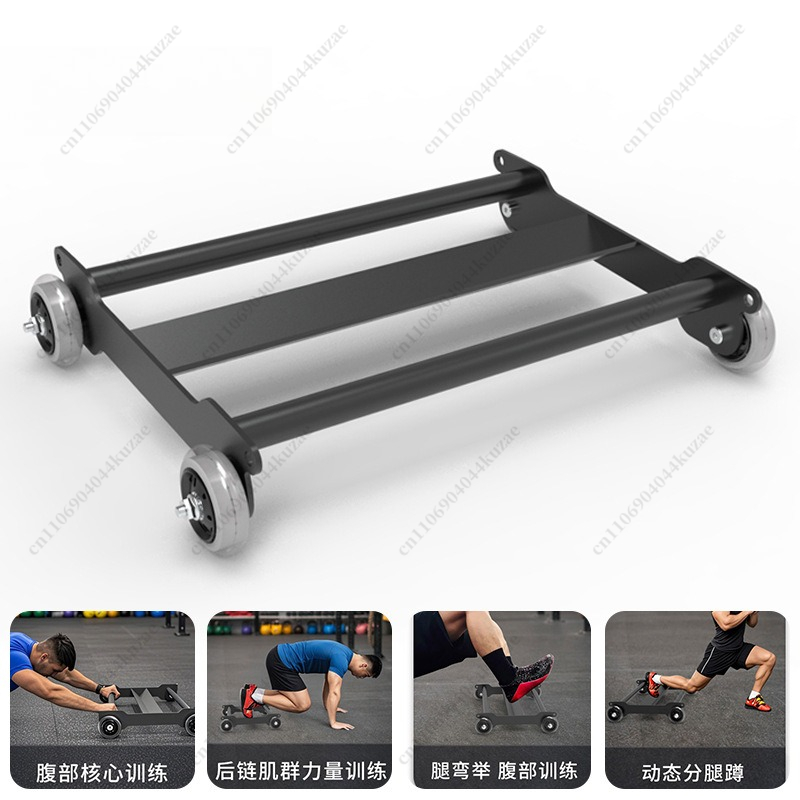 Vehículo de Entrenamiento Abdominal Comercial, Entrenador de Músculos Abdominales con Disco Abdominal para Fuerza y Estabilidad